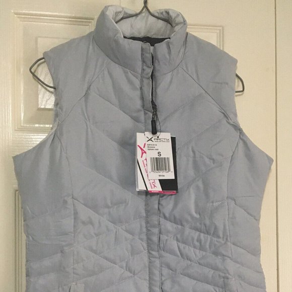 Arctix Women’s Uptown Vest Full Zip Small Light Gray NWT - Picture 1 of 4